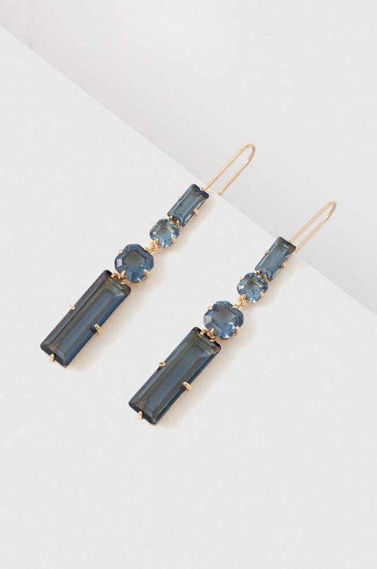 Náušnice Lauren Ralph Lauren PE BAGUETTE LINEAR zlatá 14G00771