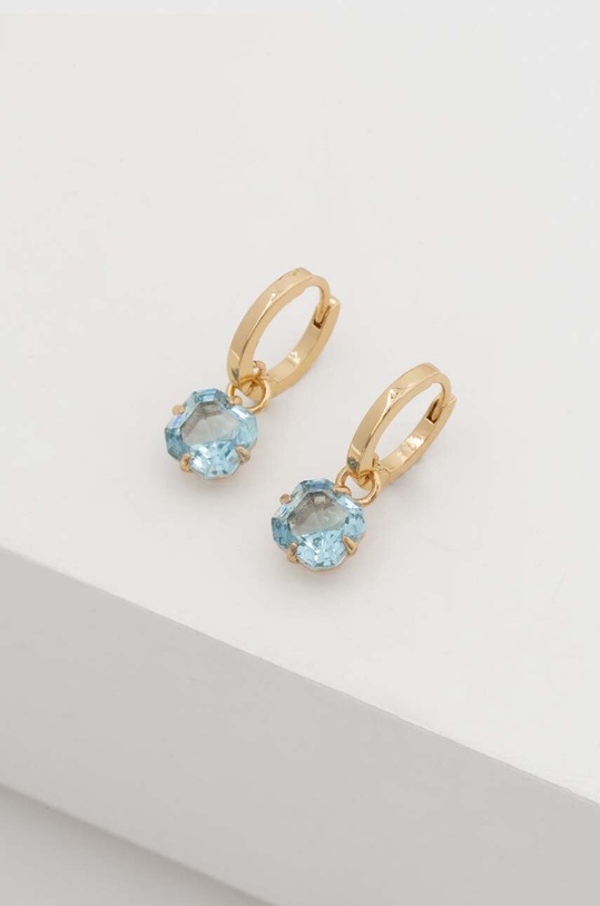 Náušnice Lauren Ralph Lauren PE STONE HUGGIE DROP zlatá 14G00795