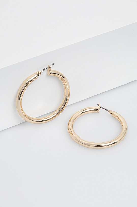 Náušnice Lauren Ralph Lauren PE 40MM TUBE HOOP zlatá 14G00815