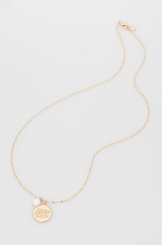 Lauren Ralph Lauren naszyjnik NK 24IN FWP LOGO PENDANT złoty 14N00503