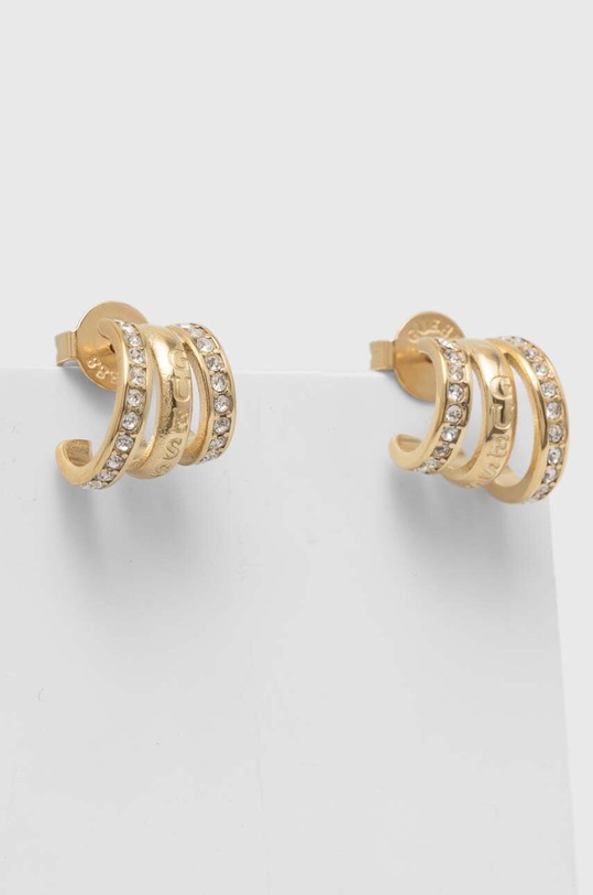 Guess kolczyki cyrkonia złoty JUBE03.302JW