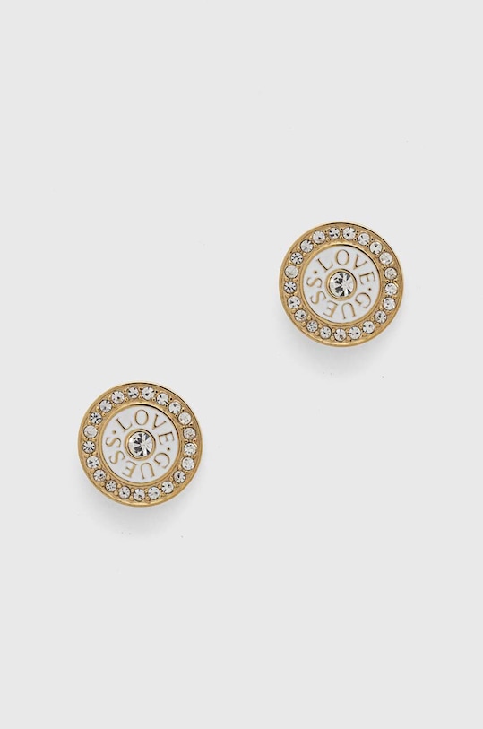 Guess kolczyki cyrkonia biały JUBE04.081JW