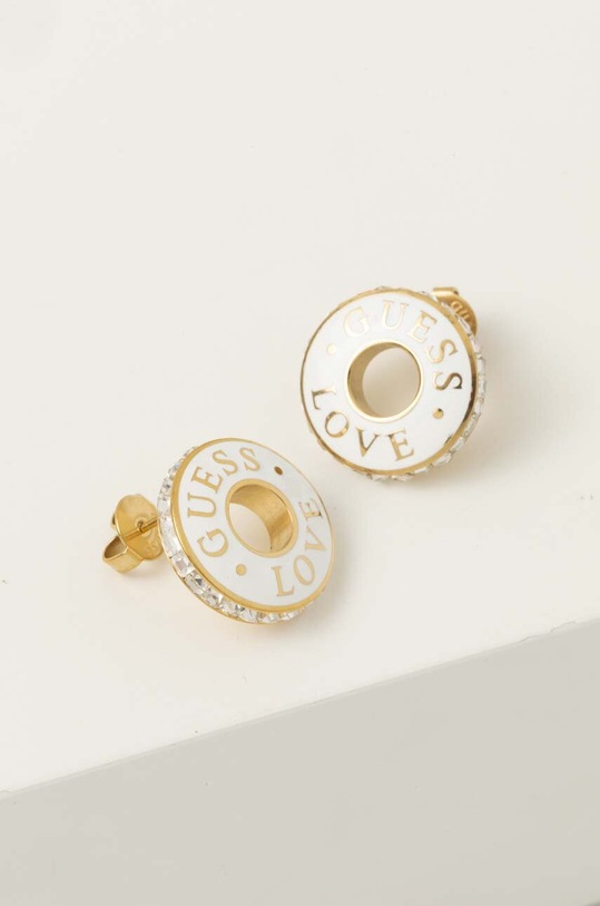 Guess orecchini bianco JUBE04.084JW