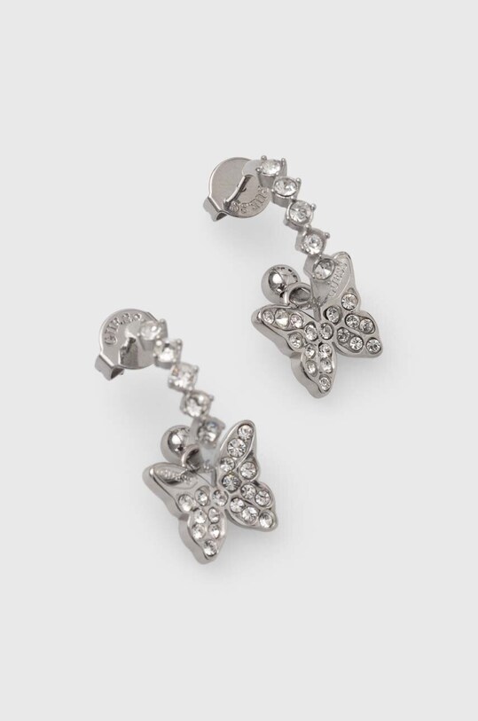 Guess kolczyki cyrkonia srebrny JUBE04.111JW