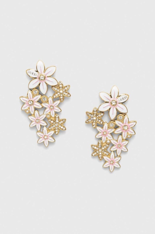 Guess kolczyki cyrkonia biały JUBE04.129JW