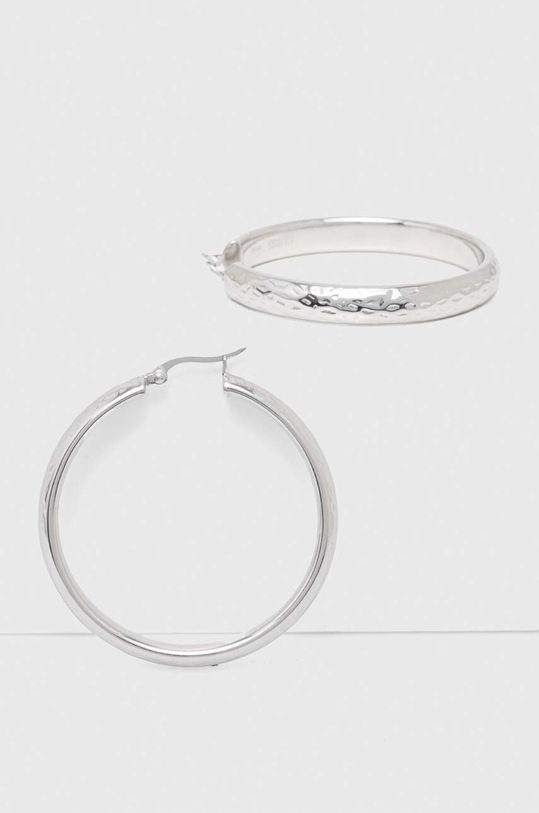 Σκουλαρίκια Guess ασημί JUBE04.190JW