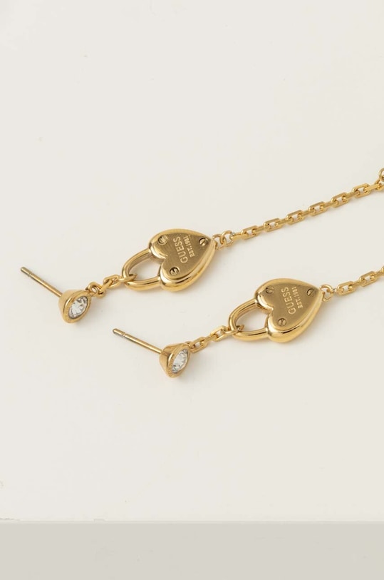 Σκουλαρίκια Guess JUBE04.212JW χρυσαφί SS24