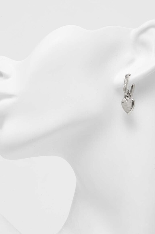 Accesorii Guess cercei JUBE04.213JW argintiu