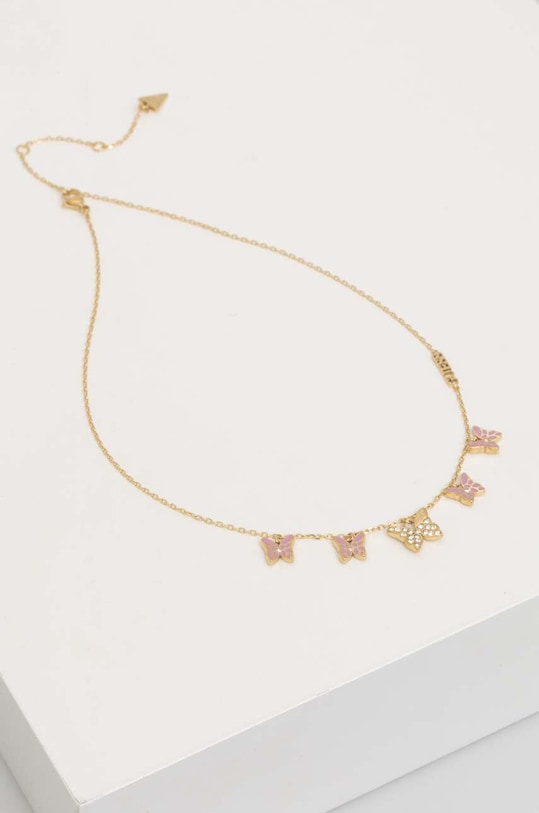 Guess nyaklánc Gift Box rózsaszín JUBN04.101JW