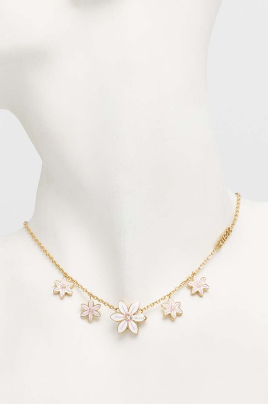 Accesorii Guess colier JUBN04.133JW alb