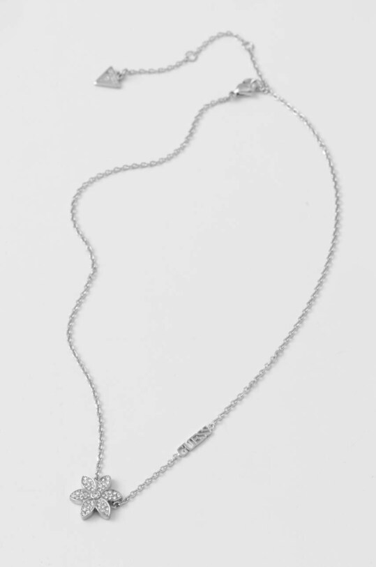Колие Guess циркони сребърен JUBN04.146JW