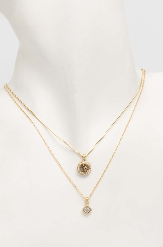 Doplňky Náhrdelník Guess JUBN04.159JW zlatá