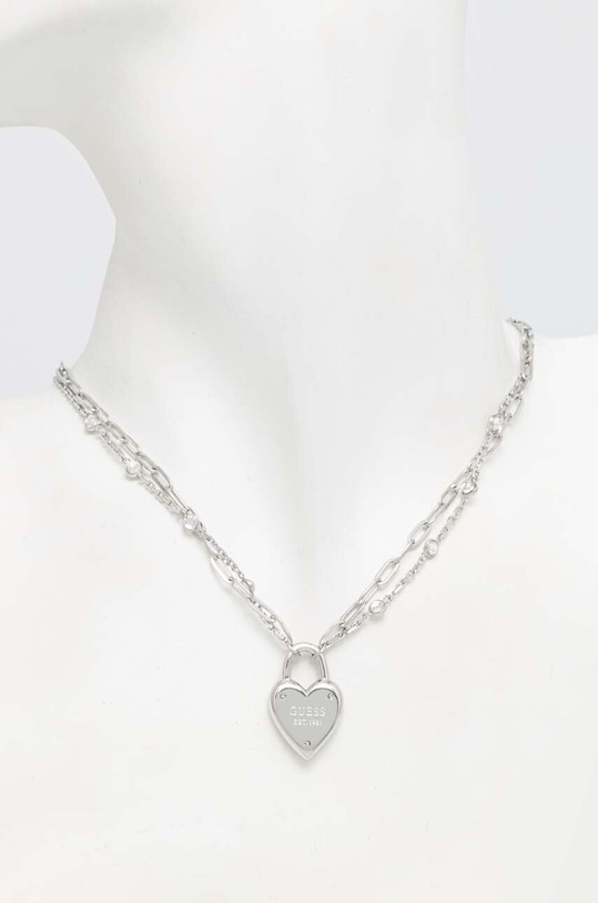 Guess colier JUBN04.215JW argintiu SS24