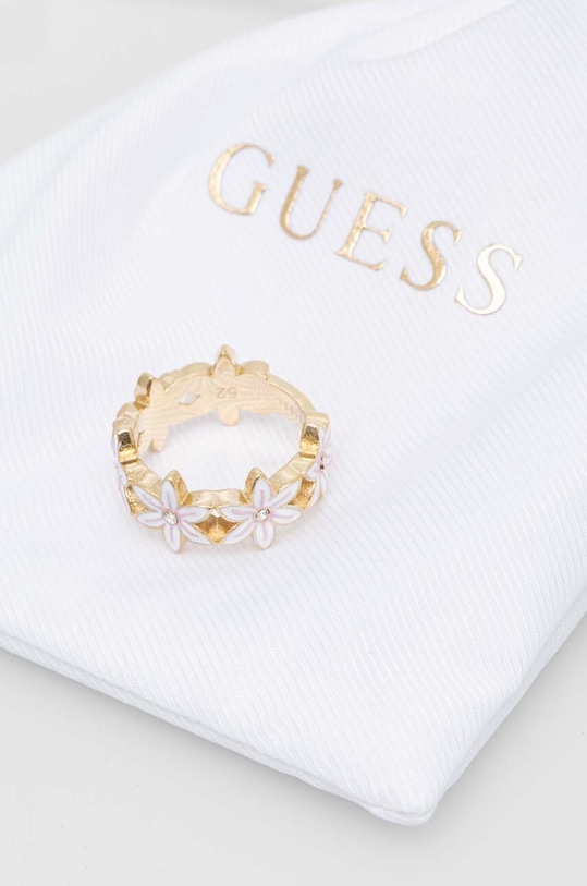 Akcesoria Guess pierścionek JUBR04.132JW złoty
