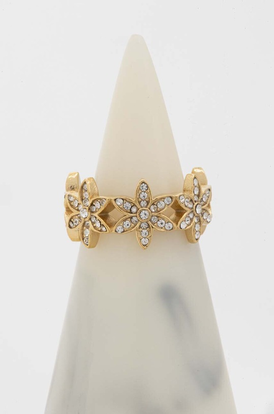 Guess pierścionek złoty JUBR04.148JW