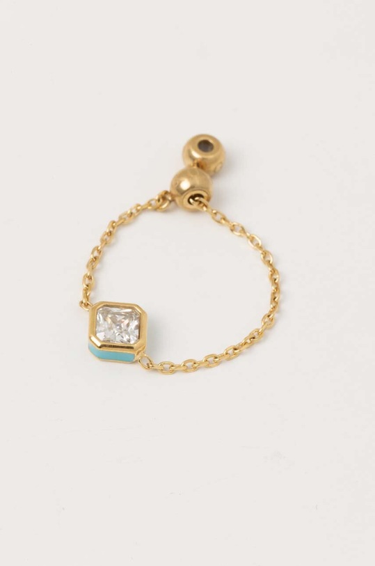 Guess pierścionek złoty JUBR04.153JW