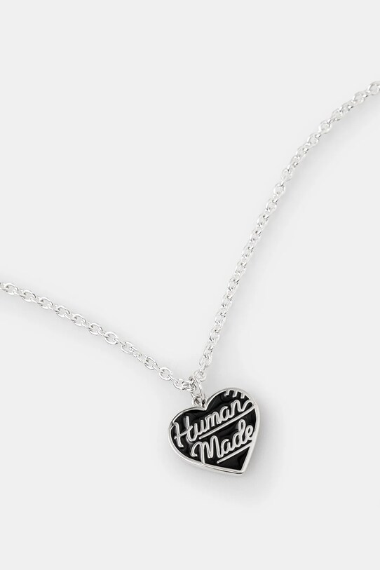 Human Made silver necklace Heart Silver Necklace HM27GD063 black SS24