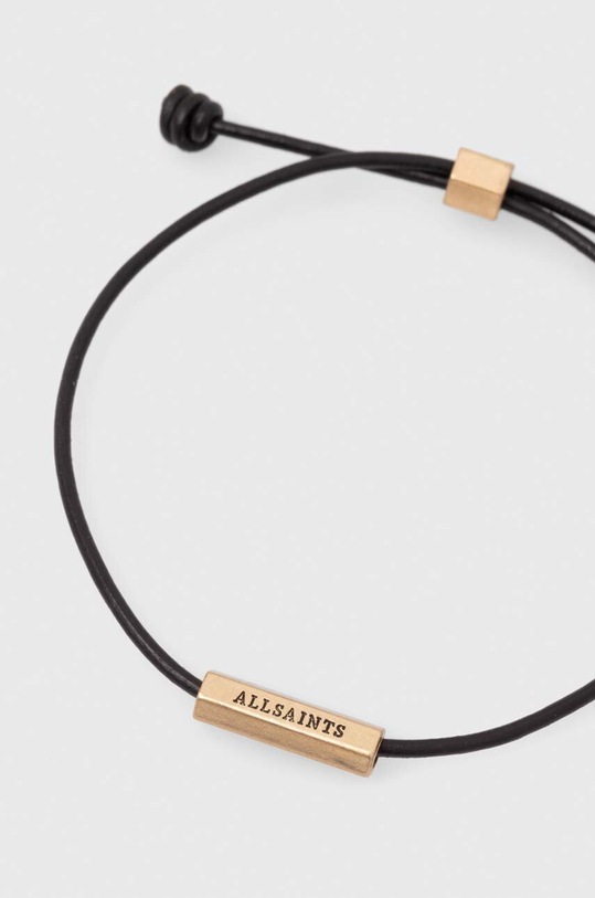 Βραχιόλι AllSaints 361332CB001 μαύρο SS24
