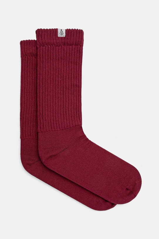 Ponožky JOYINME Ground Yourself burgundské Skarpetki.Ground.yourse