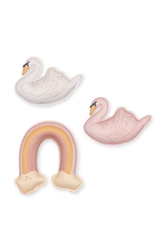 Konges Sløjd zestaw zabawek do pływania dla dzieci 3-pack różowy KS100031