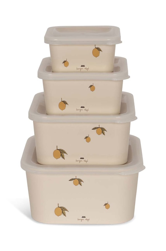 Харчовий контейнер Konges Sløjd 4-pack жовтий KS100271