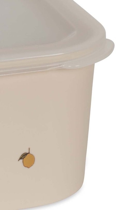 Дівчинка Харчовий контейнер Konges Sløjd 4-pack KS100271 жовтий