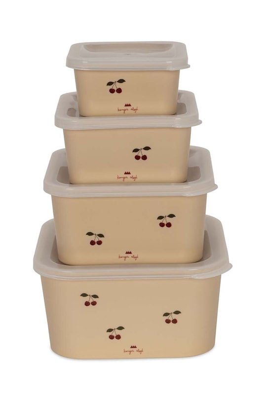 Харчовий контейнер Konges Sløjd 4-pack рожевий KS100271