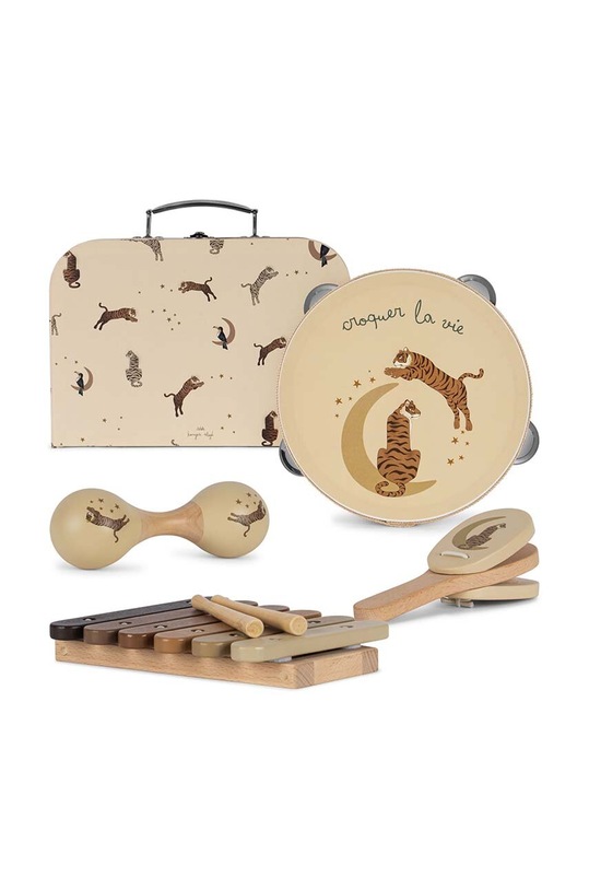Konges Sløjd set di strumenti musicali arancione KS100414