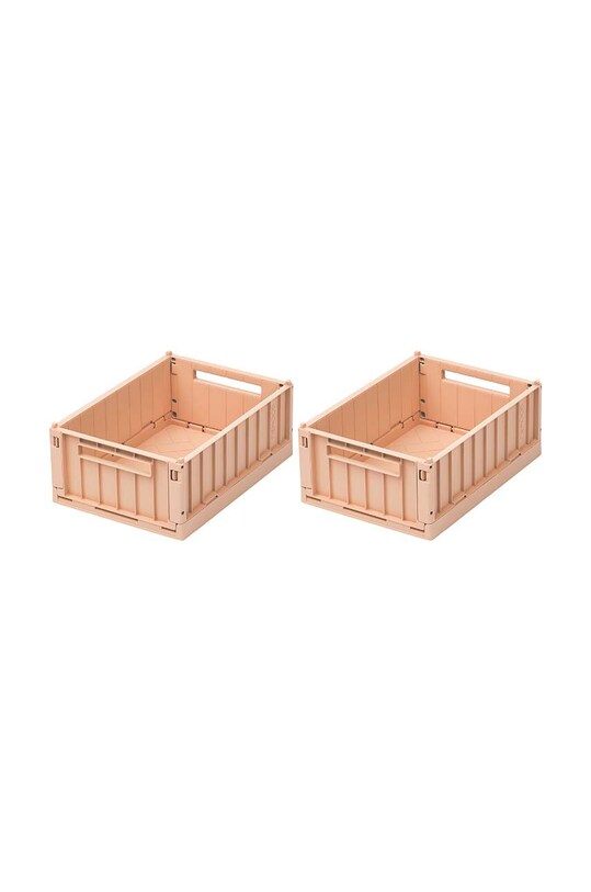 Liewood skrzynka do przechowywania 2-pack różowy LW14549.G