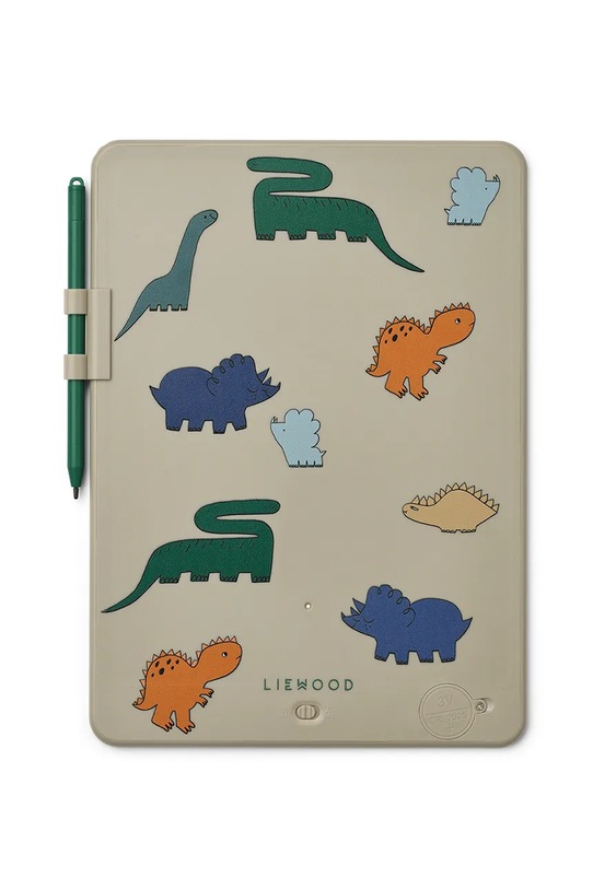 Băieți Liewood planșetă de desen Zora magic drawing board 10 inches LW18613 bej