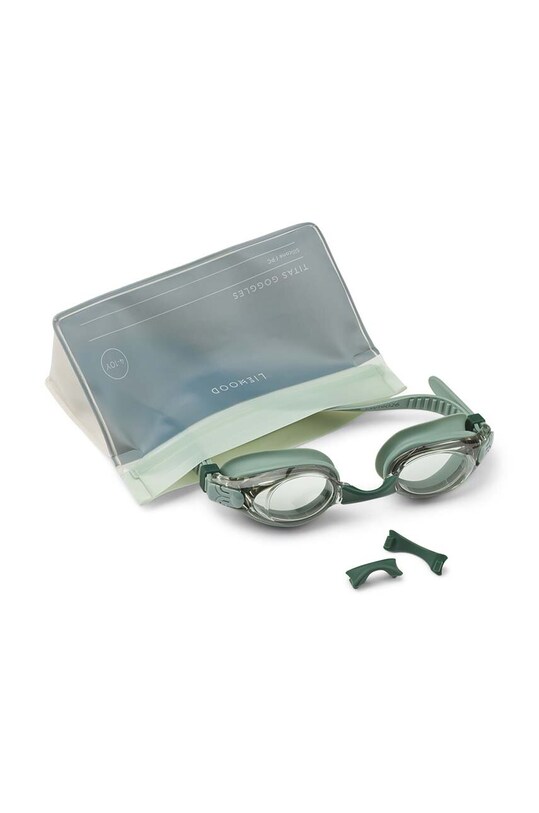 Liewood ochelari inot pentru copii Titas Goggles LW19026 verde SS24