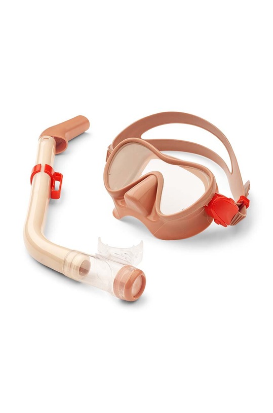 Liewood búvárkészlet gyerekeknek Jacques Snorkel Set rózsaszín LW19373