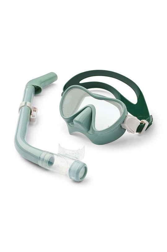 Liewood trusă de scufundare pentru copii Jacques Snorkel Set turcoaz LW19373