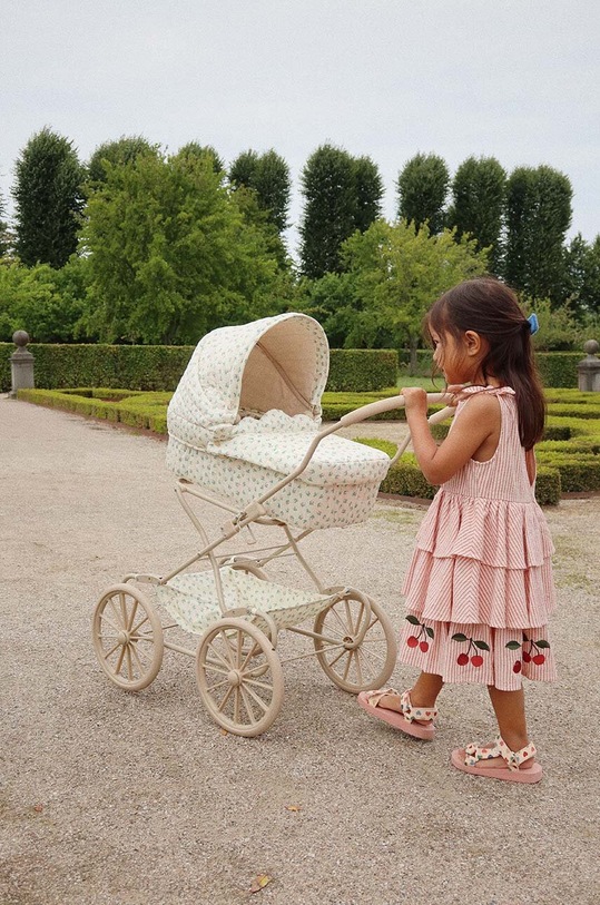 Καροτσάκι για κούκλες Konges Sløjd κίτρινο KS100848