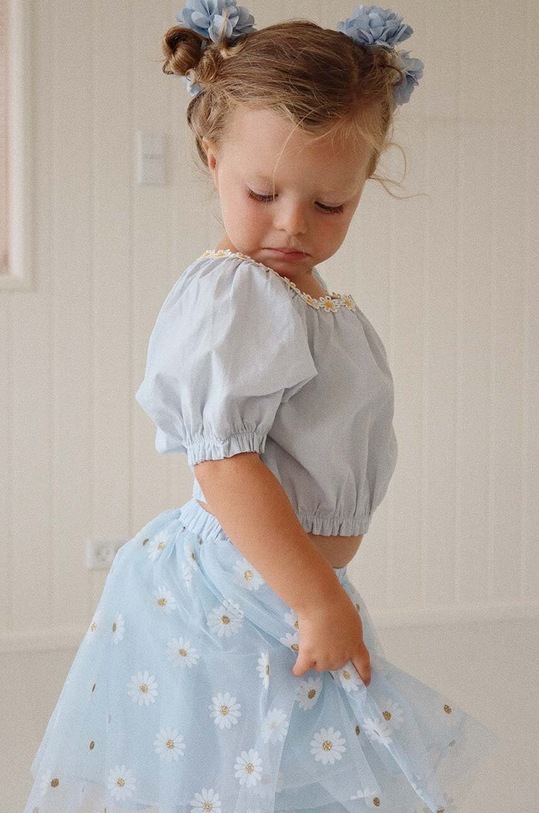 Konges Sløjd spinki do włosów dziecięce 2-pack KS101125 niebieski