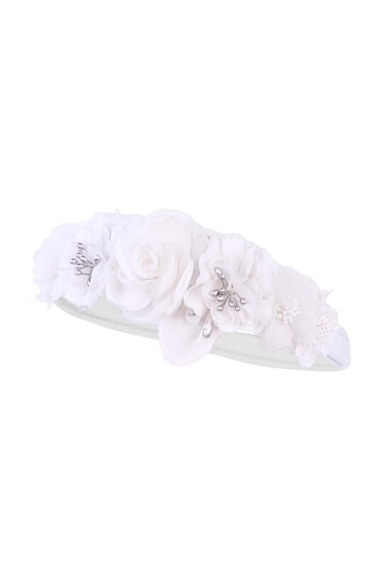 Jamiks opaska do włosów dziecięca biały BOHO.FLOWERS.O.JLG168.G