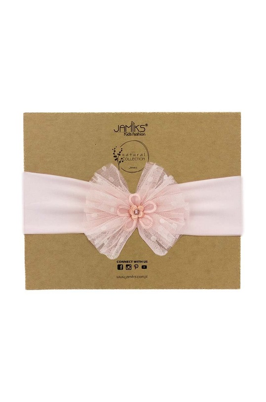 Dziewczynka Jamiks opaska do włosów dziecięca FRANCINE FRANCINE.Opas.JLG063.G różowy