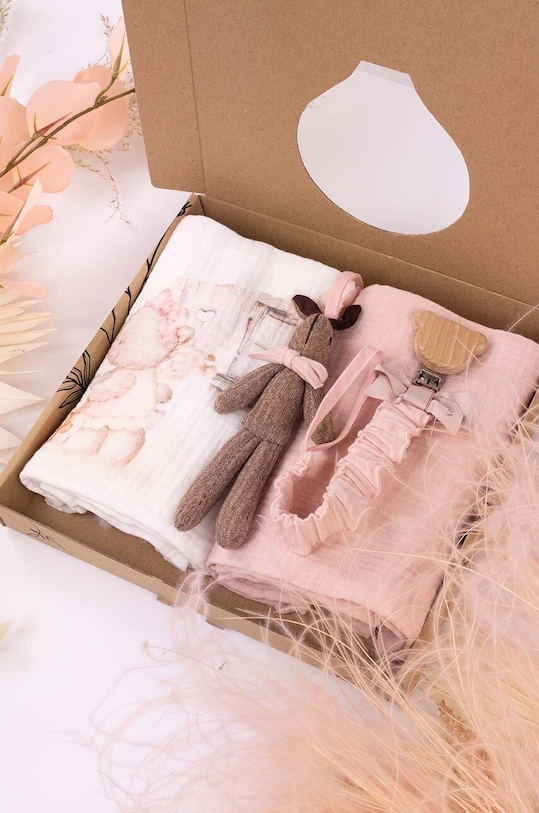 Jamiks pieluszka niemowlęca 2-pack Produkt niemowlęcy różowy PER.or.Komplet.JLG200.G