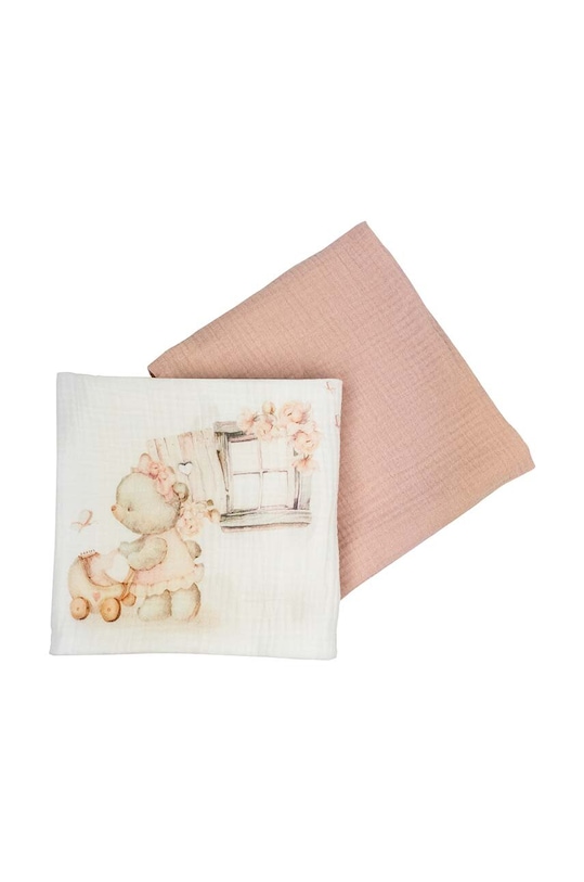 Jamiks pieluszka niemowlęca 2-pack różowy PER.or.Komplet.JLG200.G