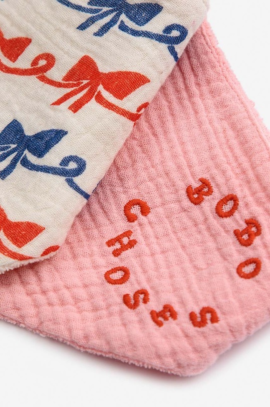 Bobo Choses śliniak niemowlęcy 2-pack 124AH020 różowy
