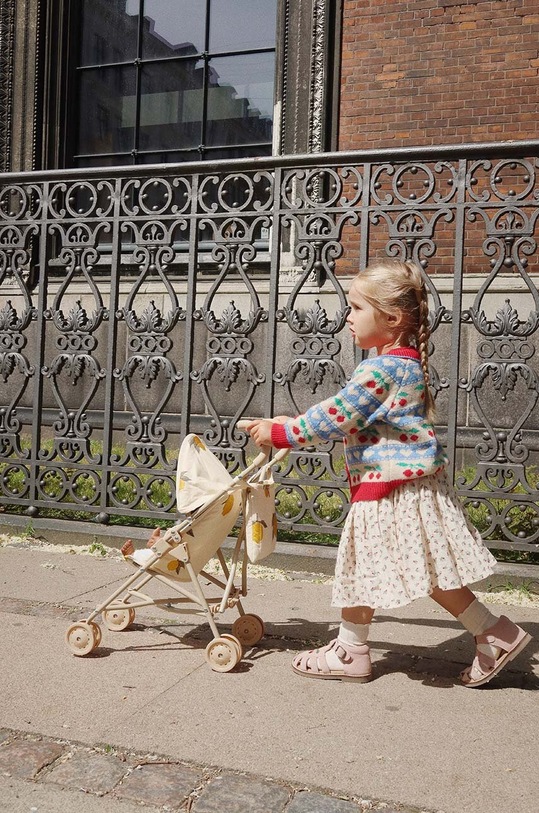 Konges Sløjd wózek dla lalek żółty KS101182