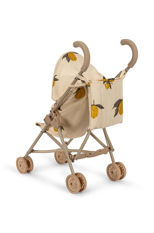 Dziewczynka Konges Sløjd wózek dla lalek KS101182 żółty