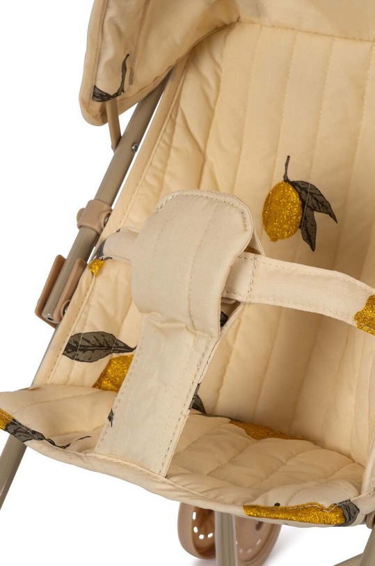 Konges Sløjd wózek dla lalek żółty KS101182