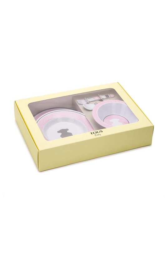 Dievča Jedálenská súprava pre deti Tous Feeding.201.G ružová