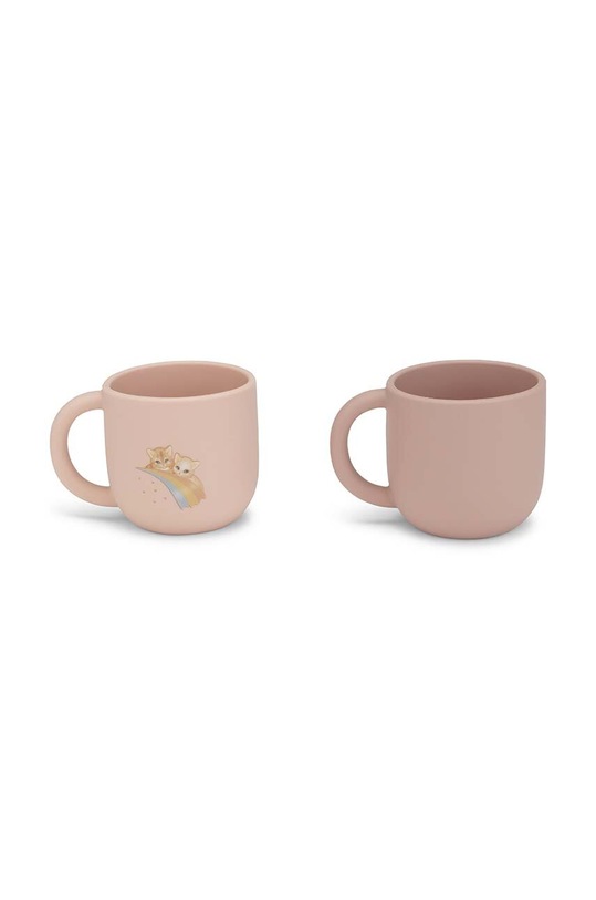 Konges Sløjd kubek dla dzieci 2-pack 2-pack różowy KS2759.G