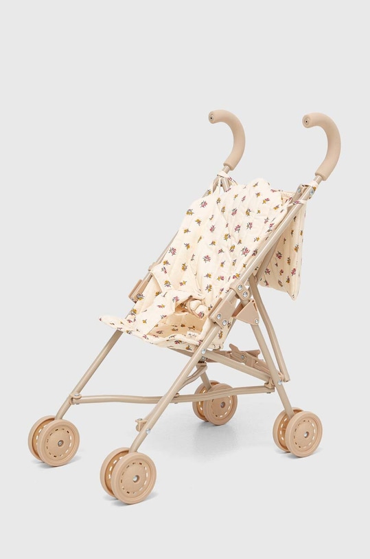 Konges Sløjd játék babakocsi sárga KS100239