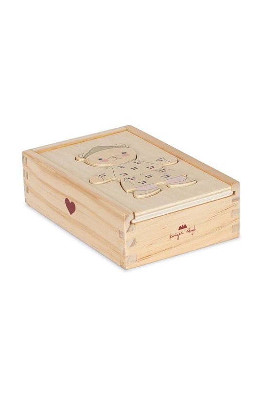 Konges Sløjd puzzle bambini beige KS100593