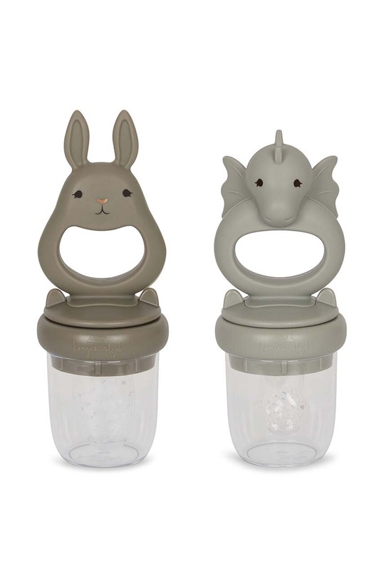 Πιπίλα για σερβίρισμα φρούτων Konges Sløjd 2-pack 2-pack πράσινο KS100012