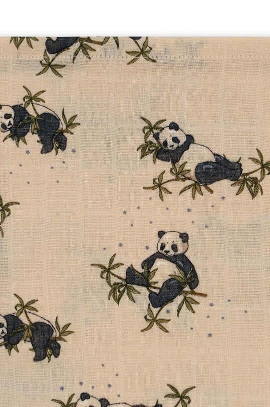 BIMBA Konges Sløjd copertina in mussola pacco da 3 KS100038 verde
