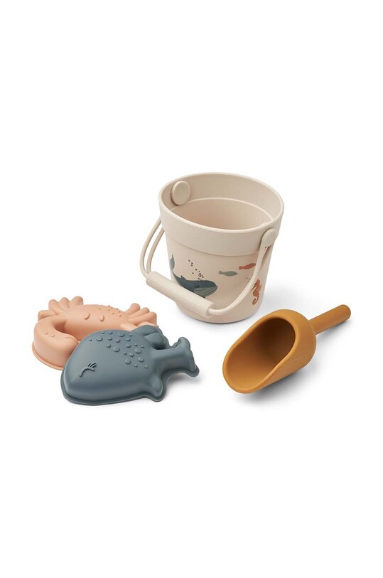 Liewood giocattoli di sabbia Kit Mini Sea Creature Beach Set multicolore LW18547